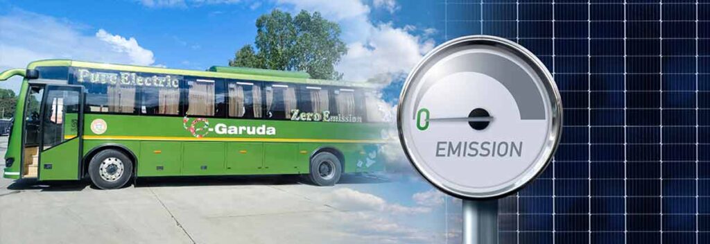 Zero emission bus air conditioning