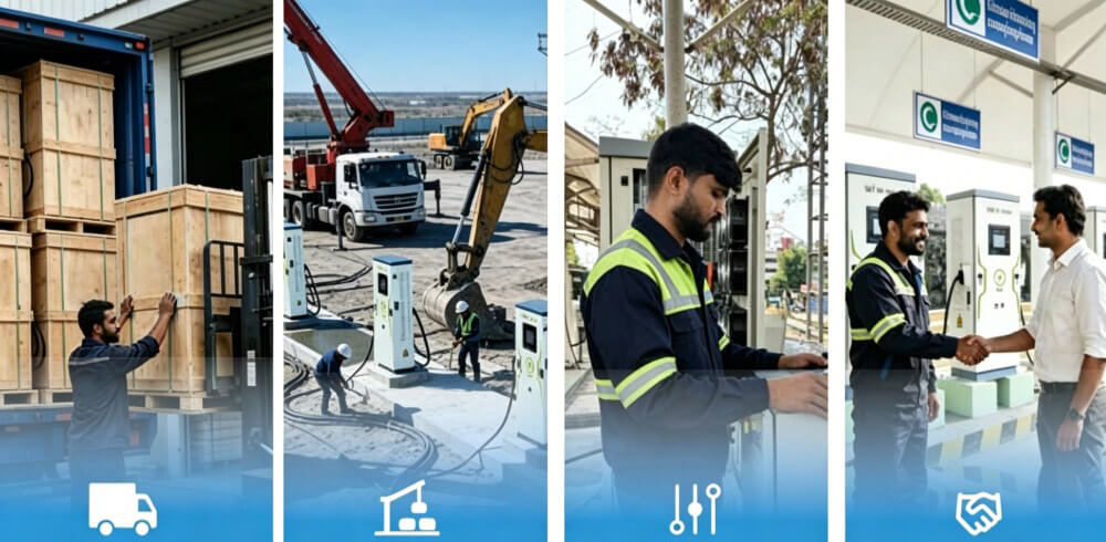 india ev charger install