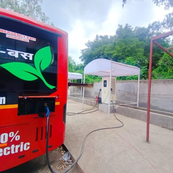 electric bus charging station